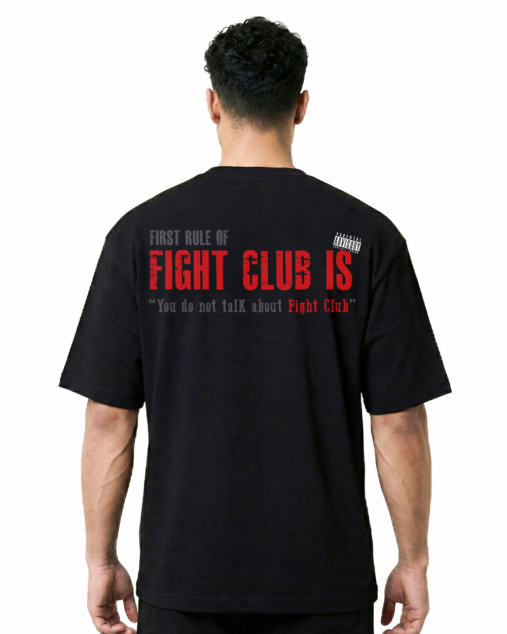 Fight Club Oversized T-shirts Black – Vayron