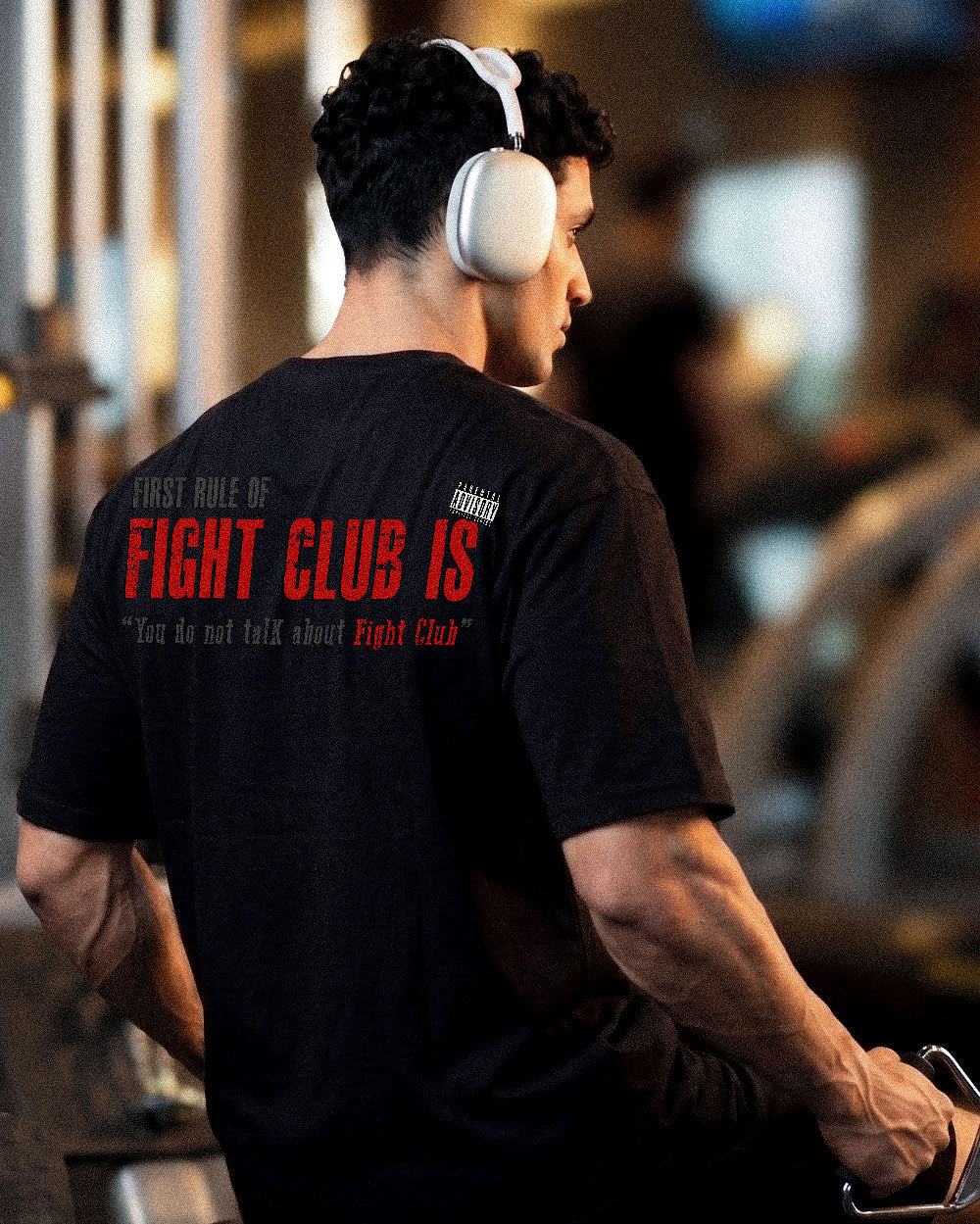 Fight Club Oversized T-shirts Black
