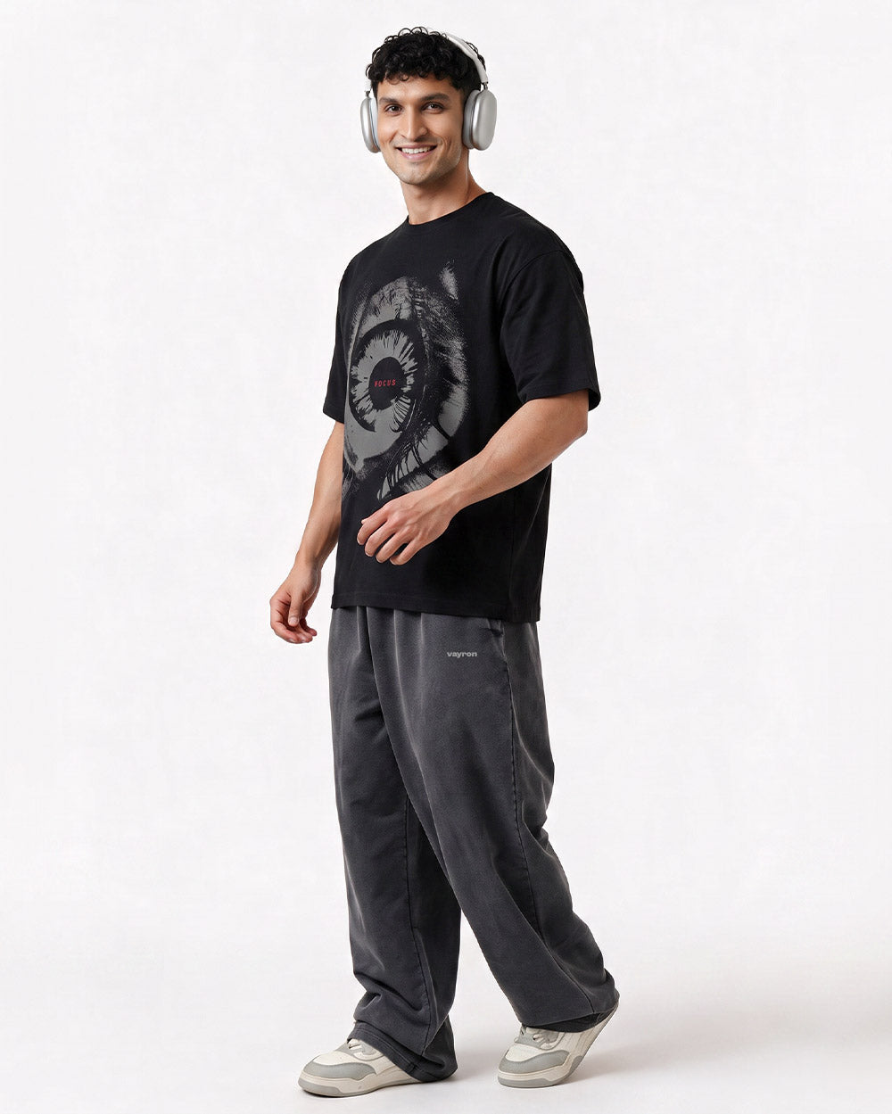 Focus Oversized T-shirts Black
