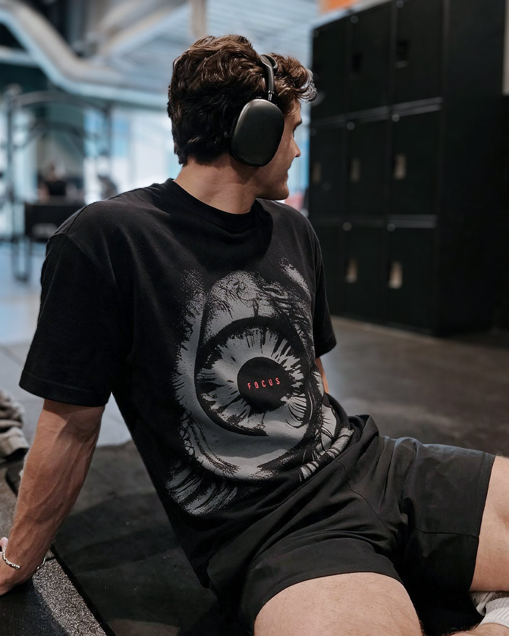 Focus Oversized T-shirts Black