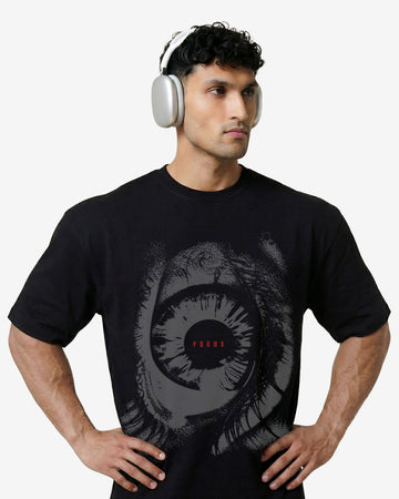 Focus Oversized T-shirts Black