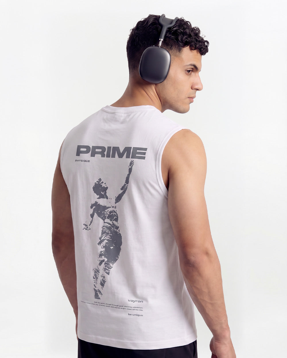 Prime Oversized Sleeveless White