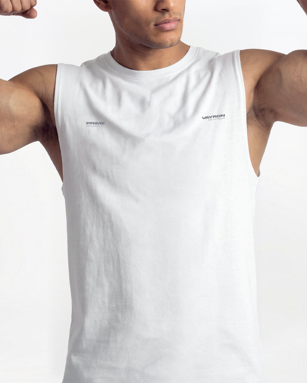 Prime Oversized Sleeveless White