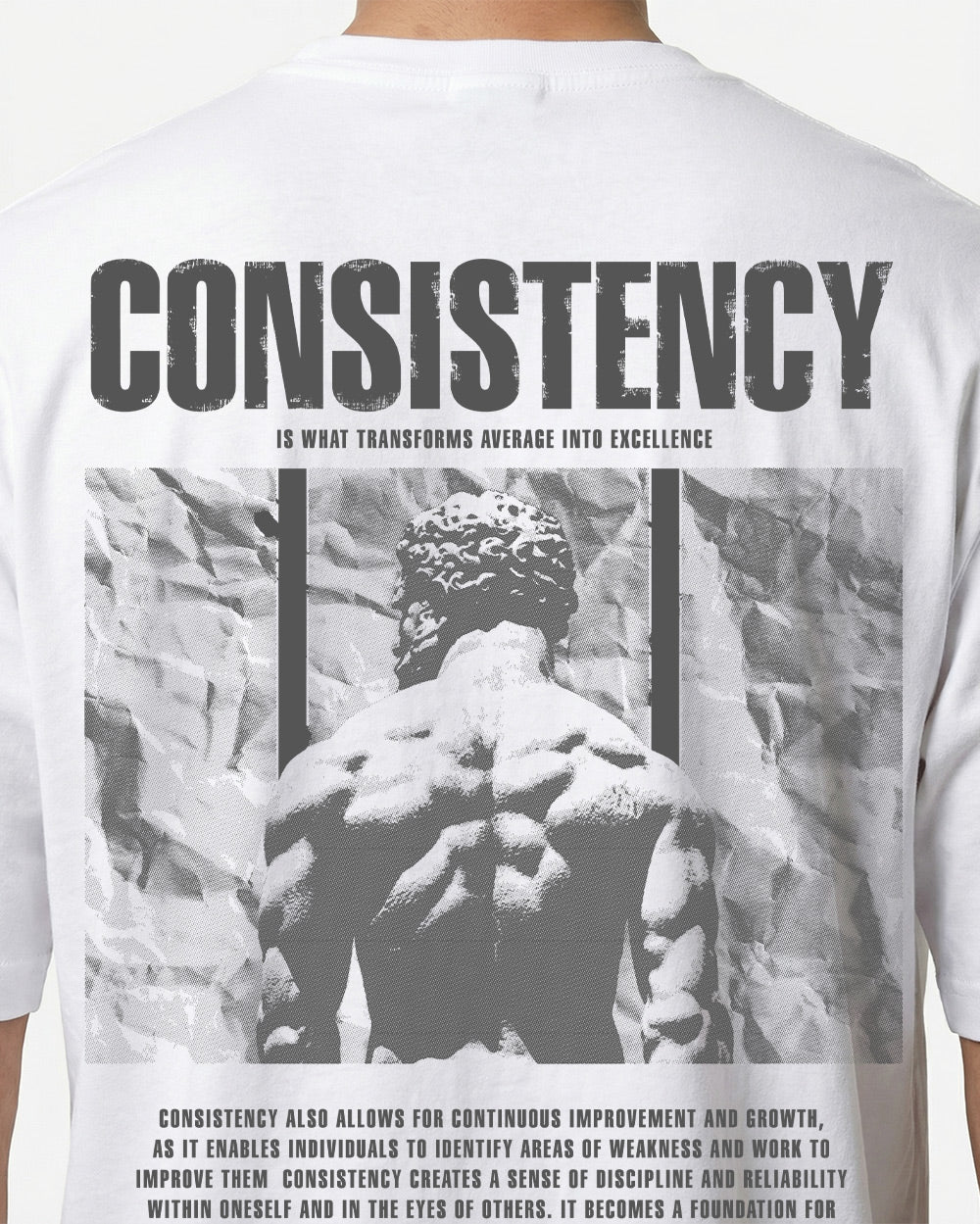 Consistency 2.0 Oversized T-shirts White