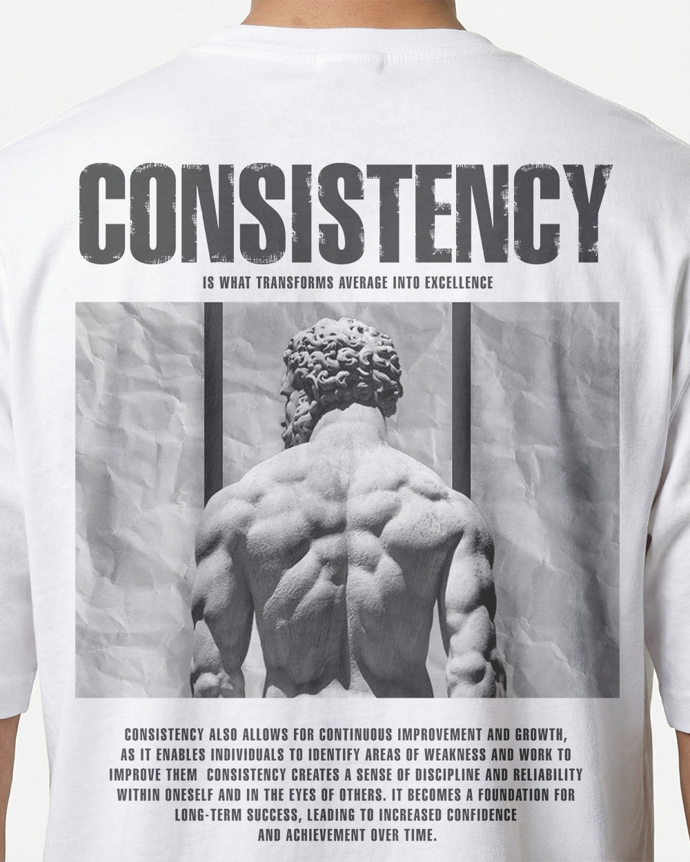 Consistency Oversized T-shirts White