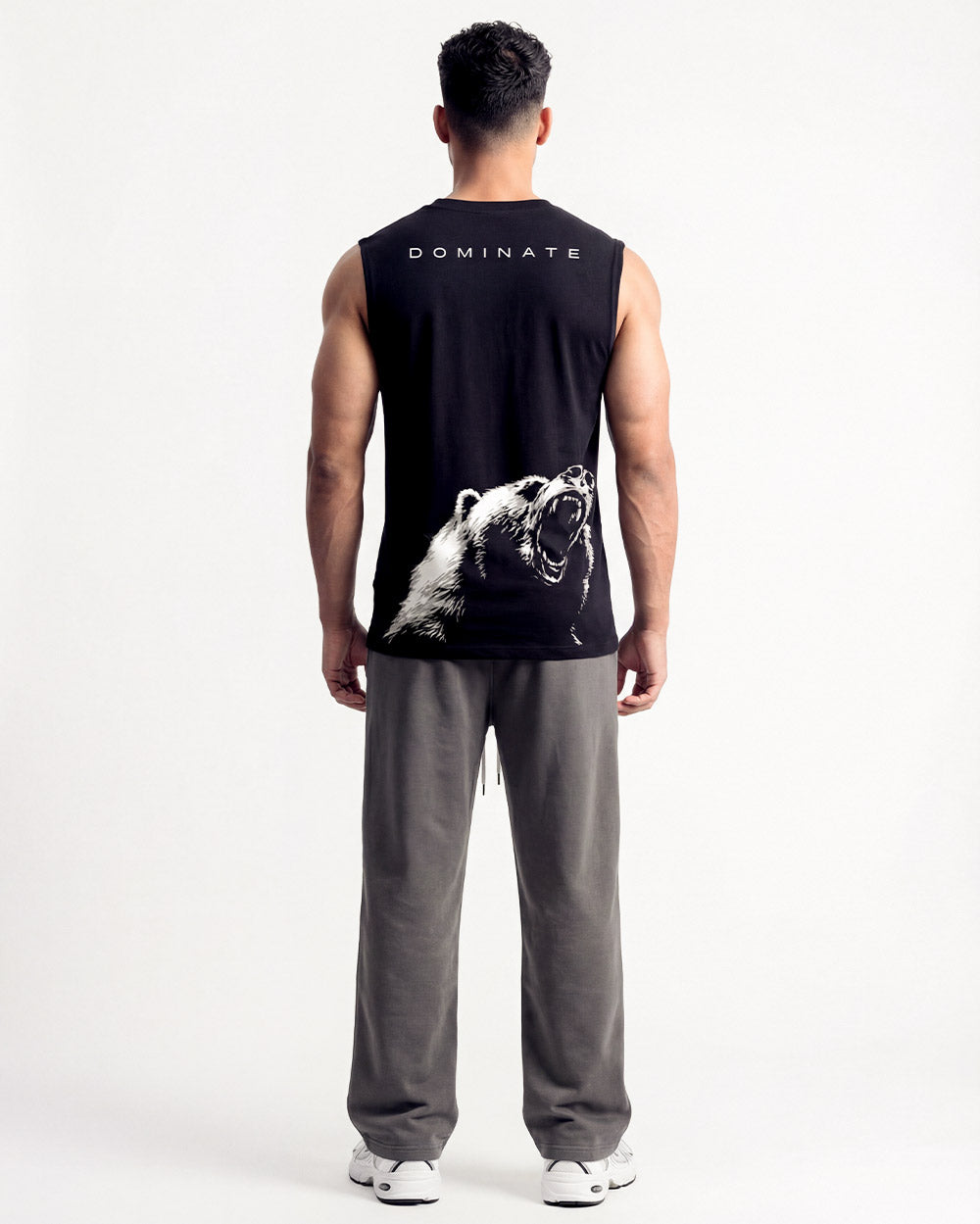 Bear Oversized Cap-sleeves Black