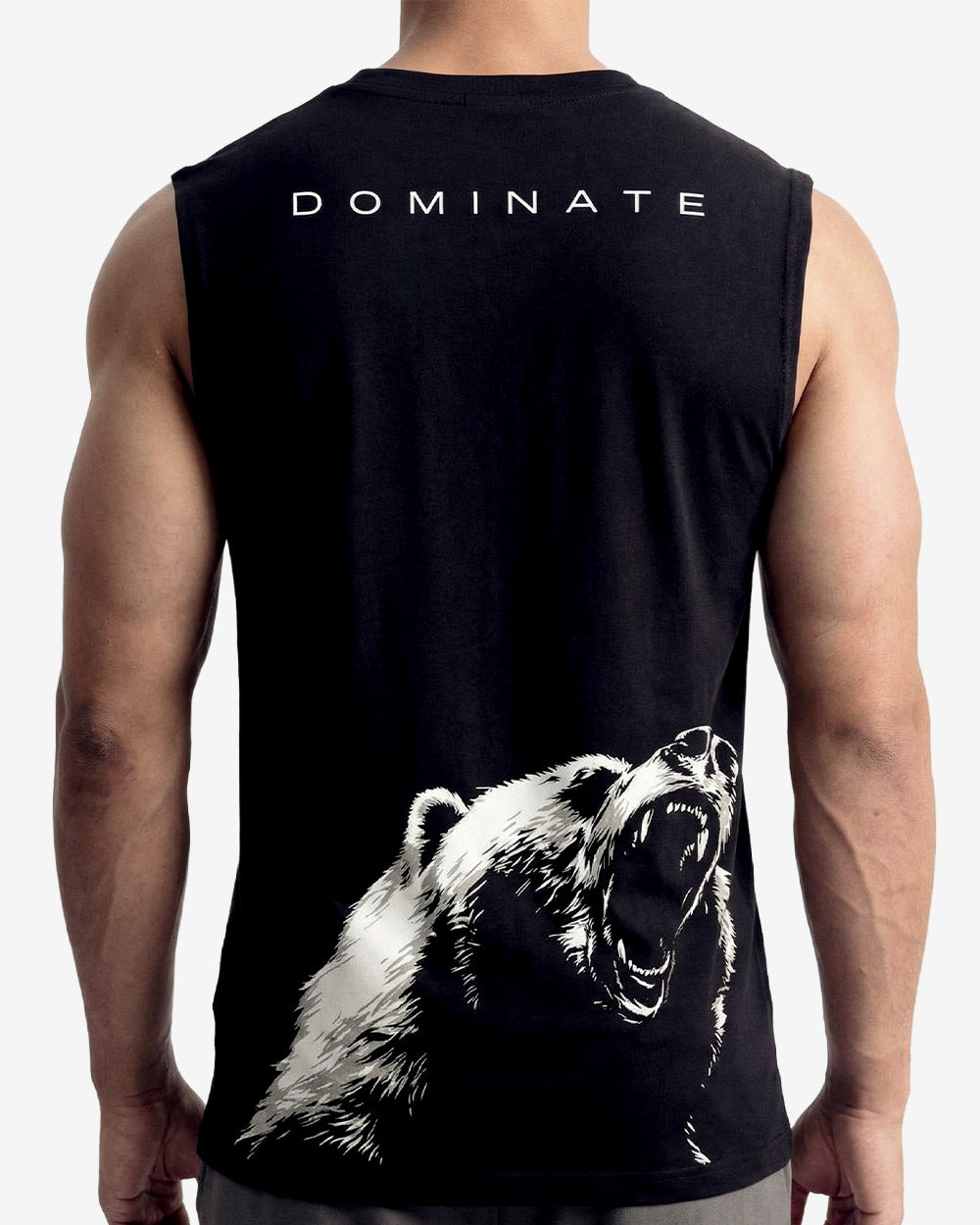 Bear Oversized Cap-sleeves Black