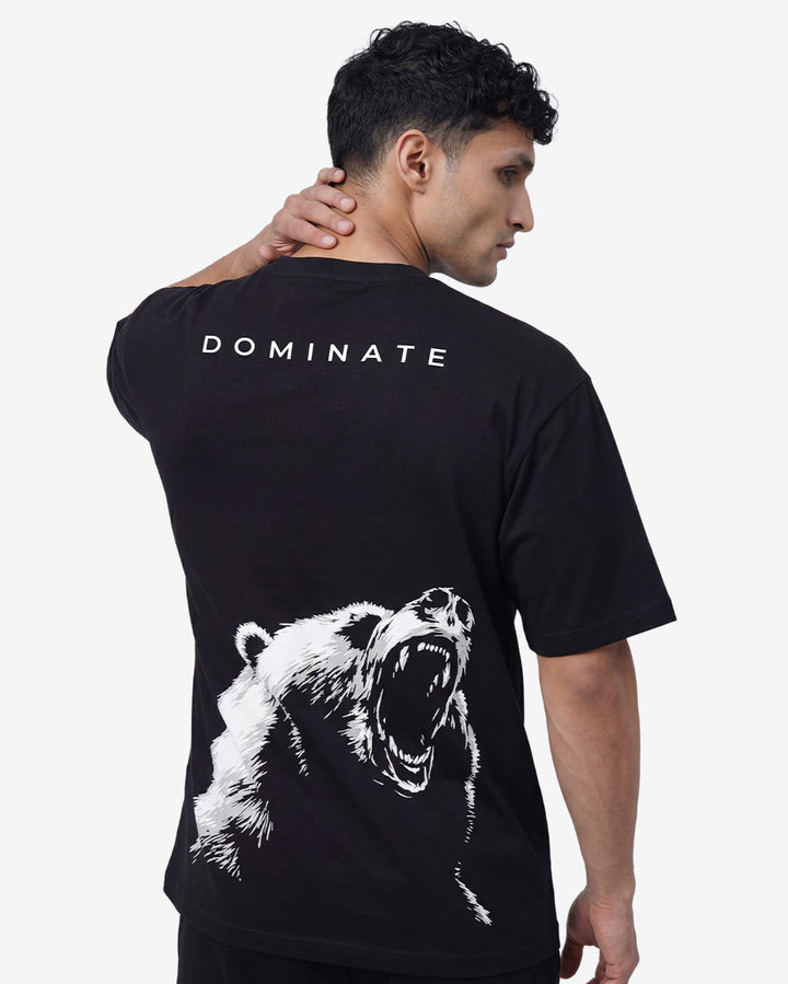 Dominate Oversized T-shirts Black