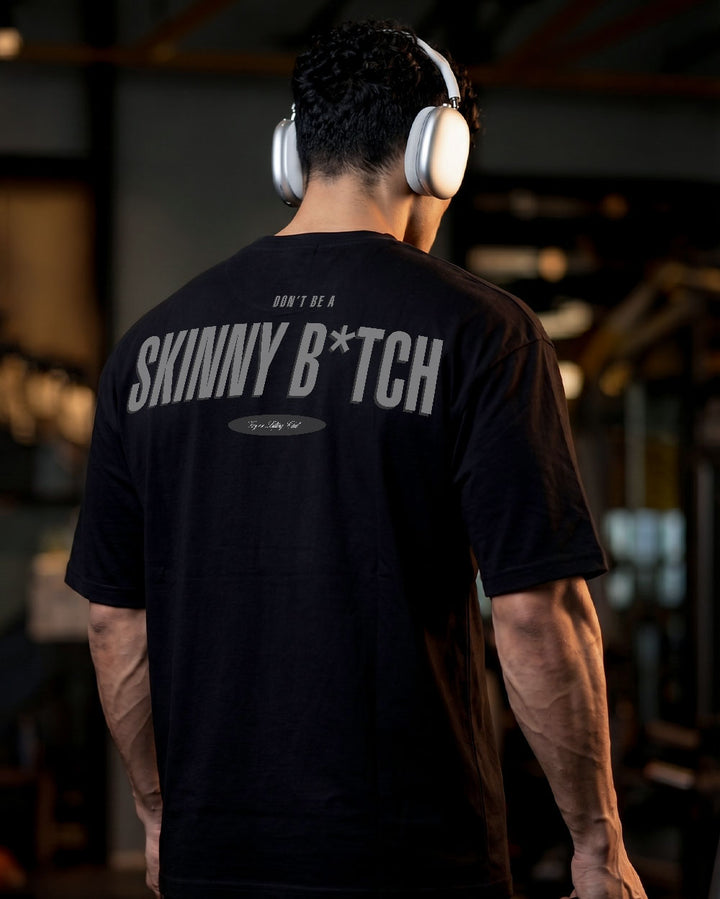 Don't Be Skinny Oversized T-shirts Black