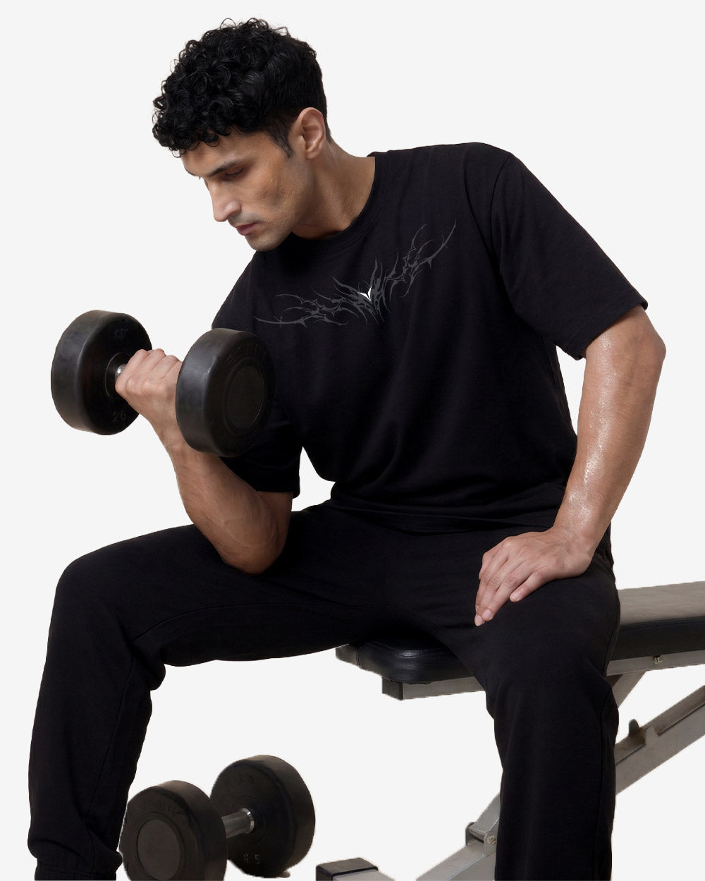 Holy Oversized T-shirts Black