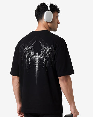 Holy Oversized T-shirts Black