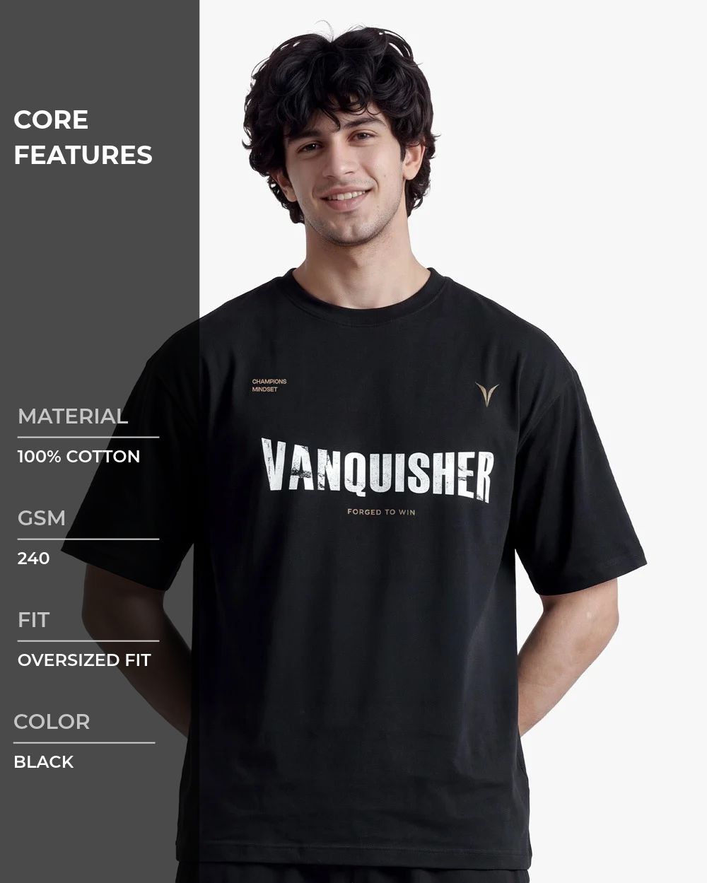 Vanquisher Oversized T-shirt Black