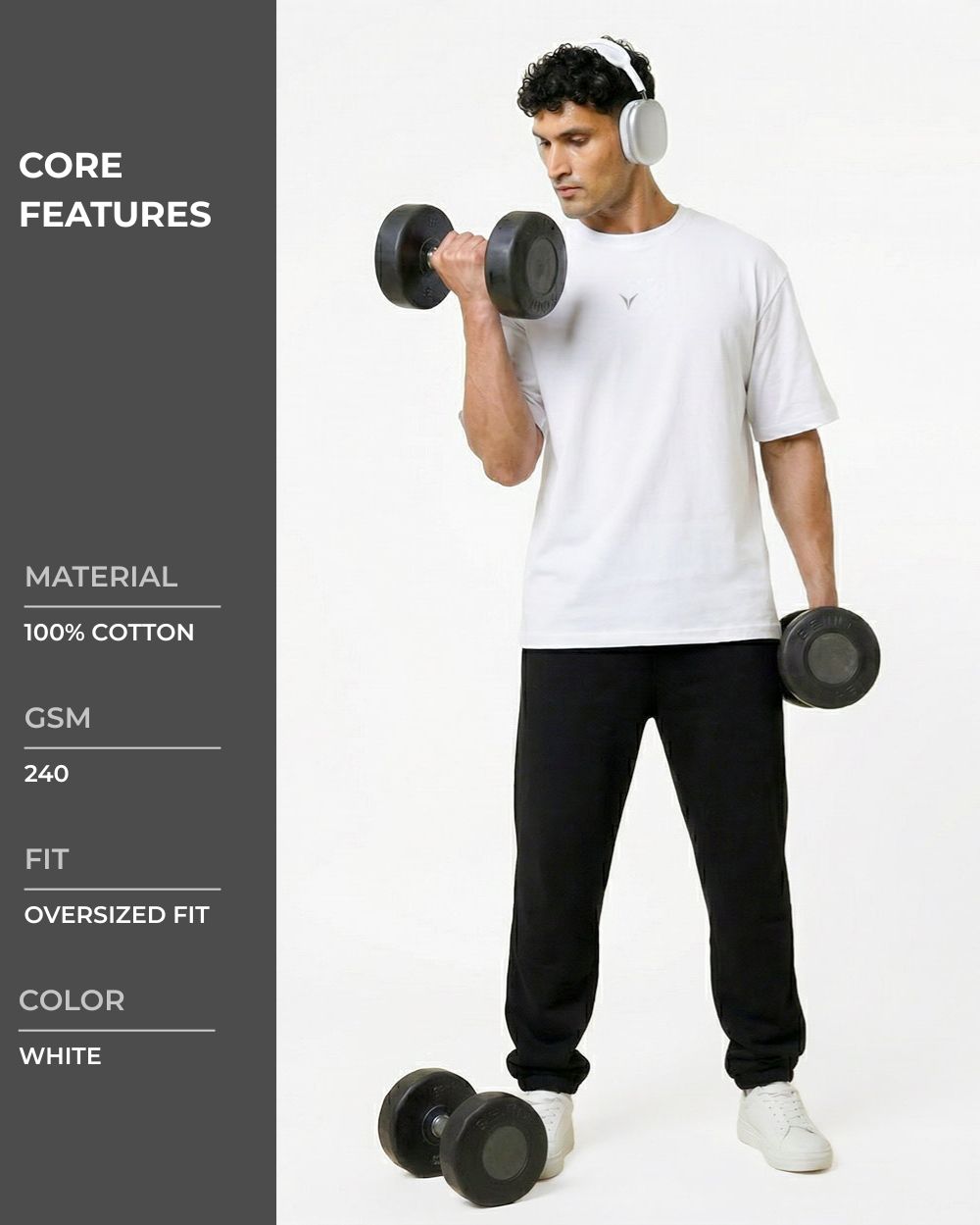 Consistency Oversized T-shirts White