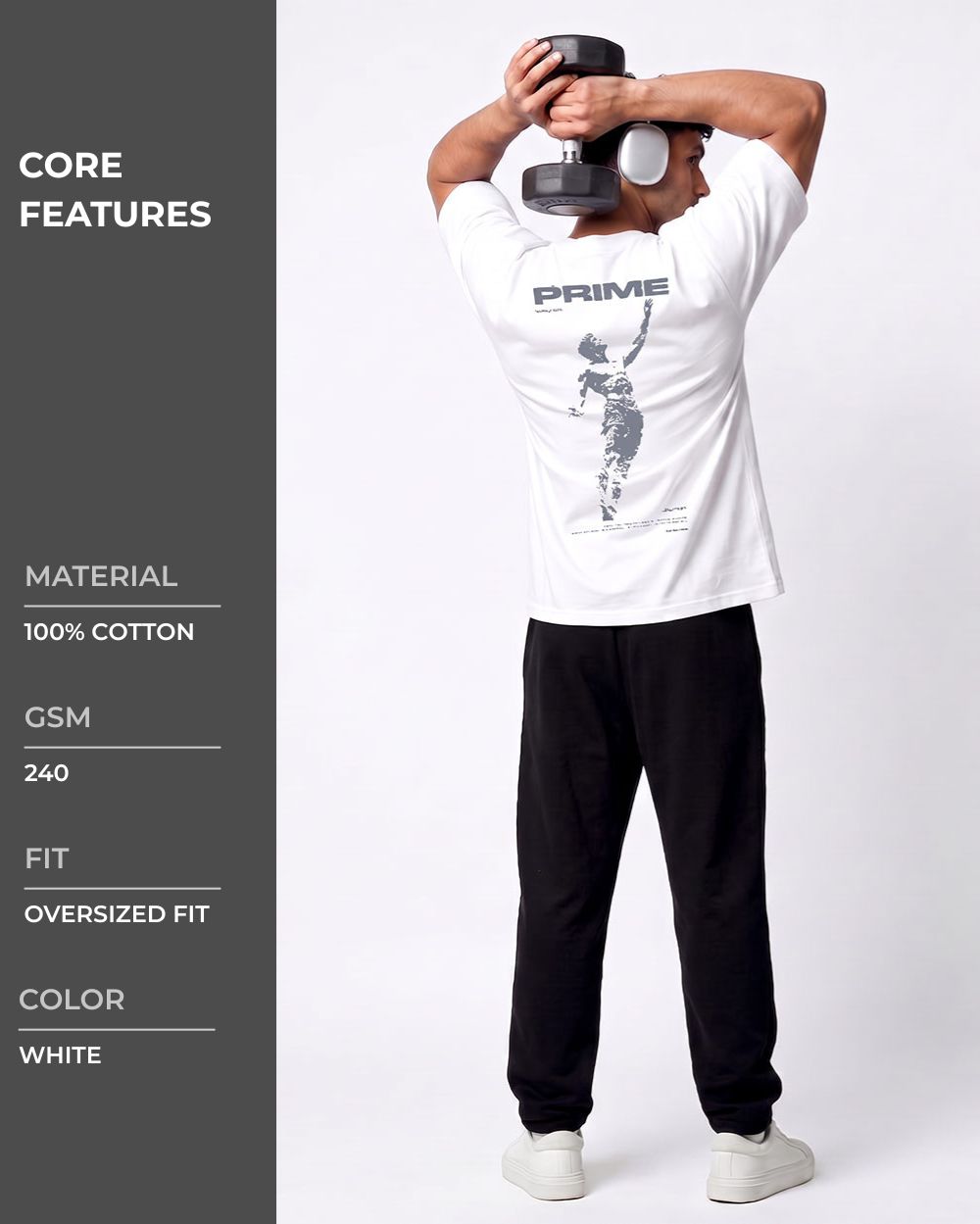 Prime Oversized T-shirts White