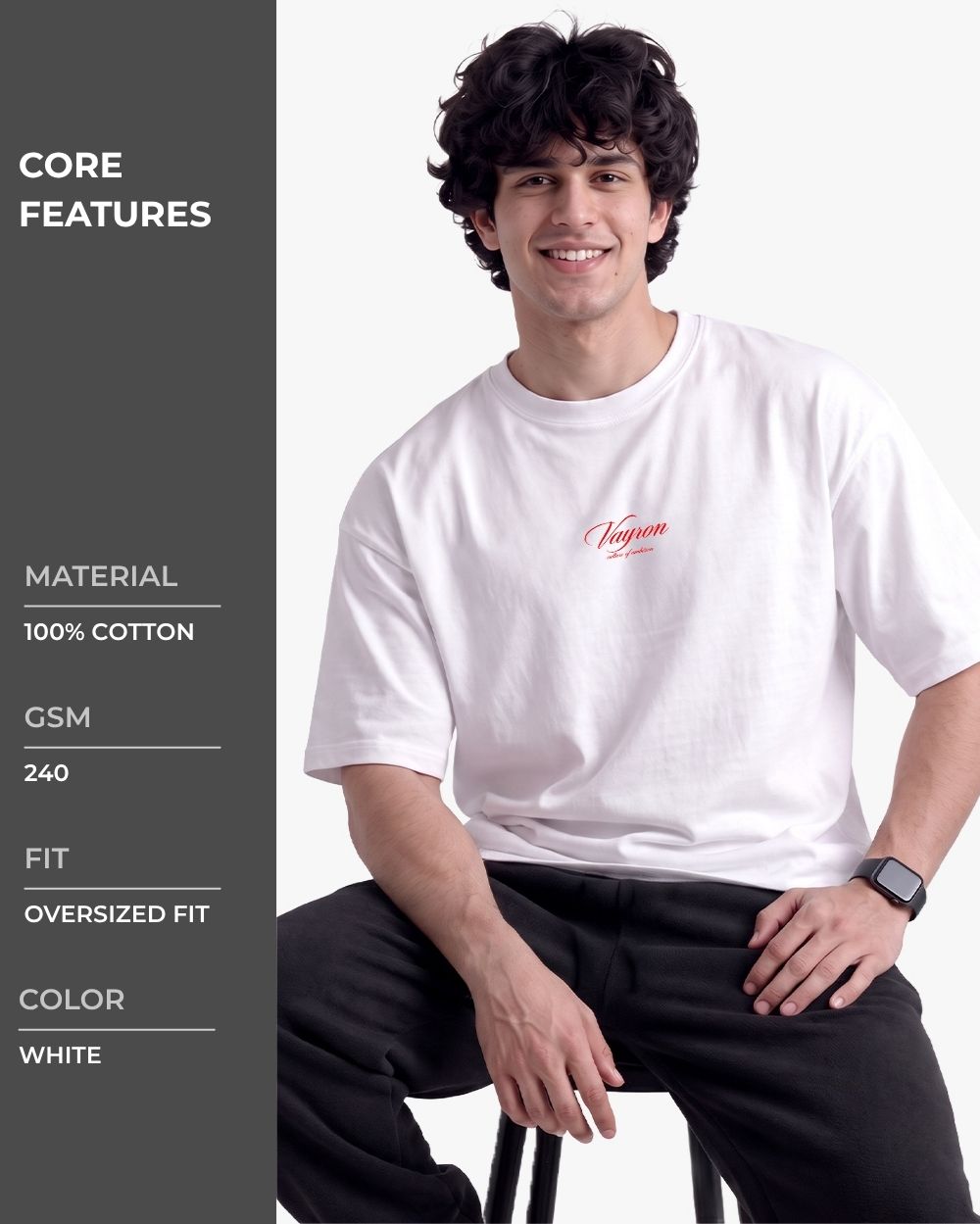 Victory Oversized T-shirts White