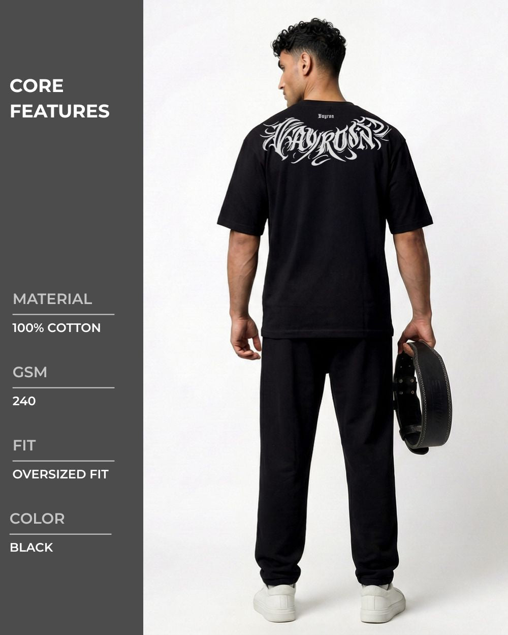 Arc Oversized T-shirts Black