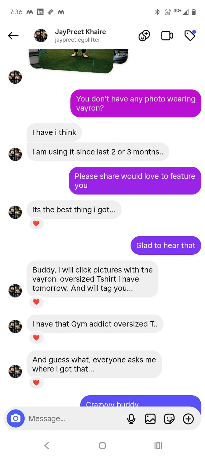 Vayron customer review